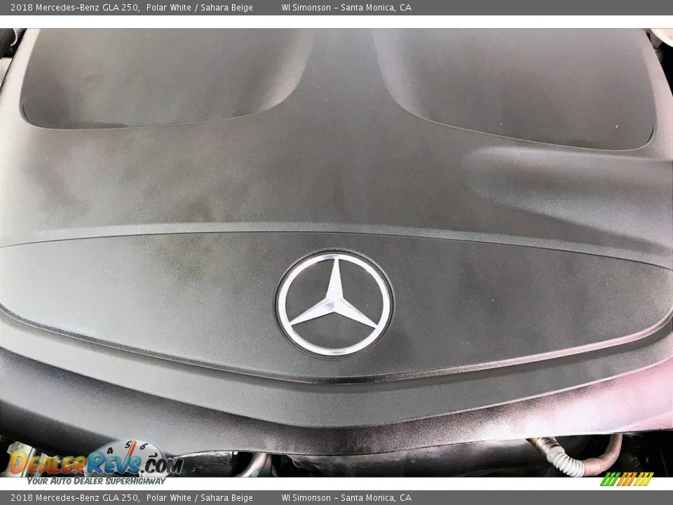 2018 Mercedes-Benz GLA 250 Polar White / Sahara Beige Photo #32