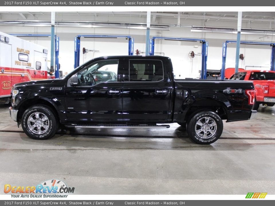2017 Ford F150 XLT SuperCrew 4x4 Shadow Black / Earth Gray Photo #8