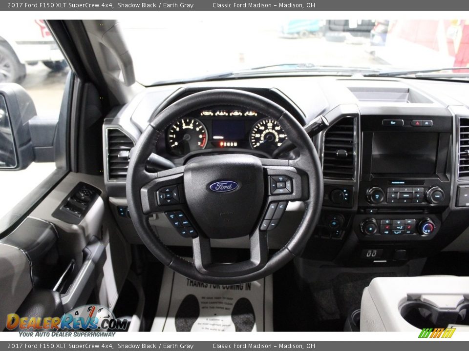 2017 Ford F150 XLT SuperCrew 4x4 Shadow Black / Earth Gray Photo #9
