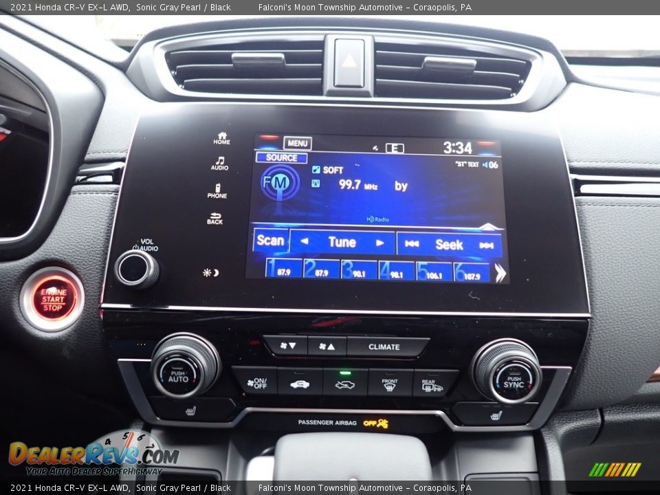 Controls of 2021 Honda CR-V EX-L AWD Photo #14