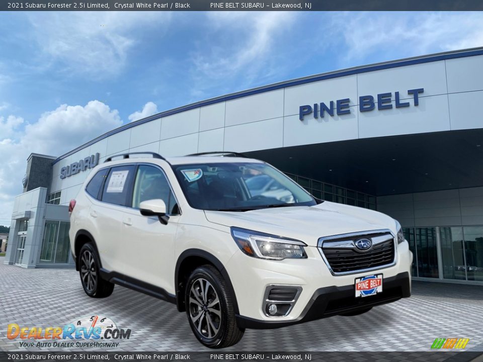 2021 Subaru Forester 2.5i Limited Crystal White Pearl / Black Photo #1