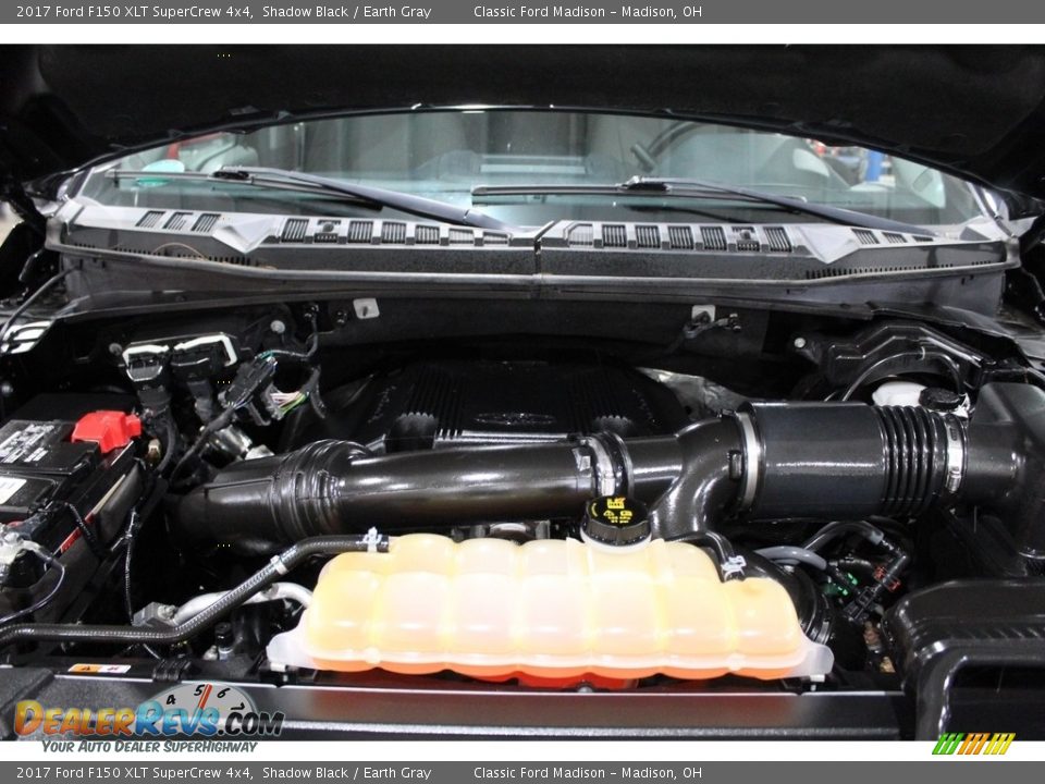 2017 Ford F150 XLT SuperCrew 4x4 Shadow Black / Earth Gray Photo #15