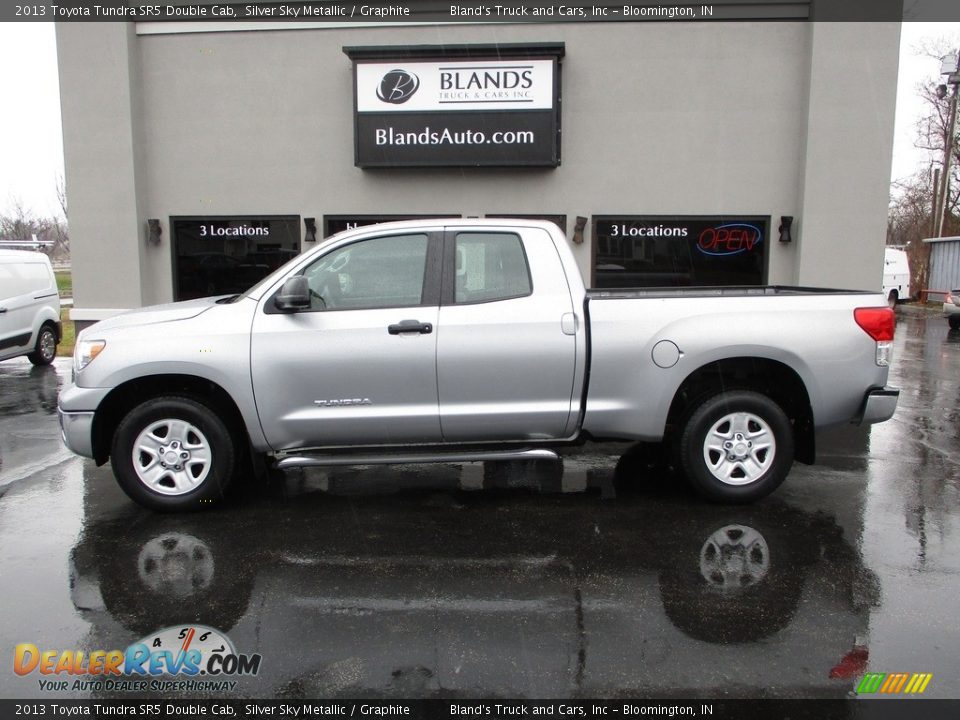 2013 Toyota Tundra SR5 Double Cab Silver Sky Metallic / Graphite Photo #1