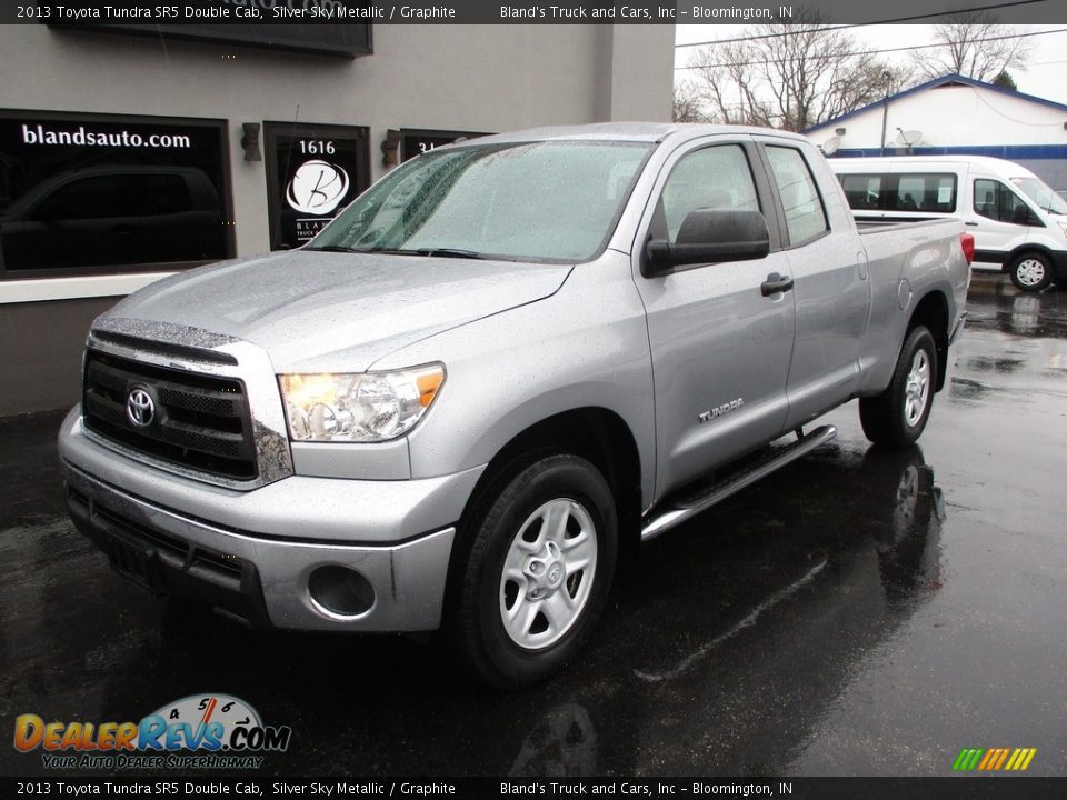 2013 Toyota Tundra SR5 Double Cab Silver Sky Metallic / Graphite Photo #2