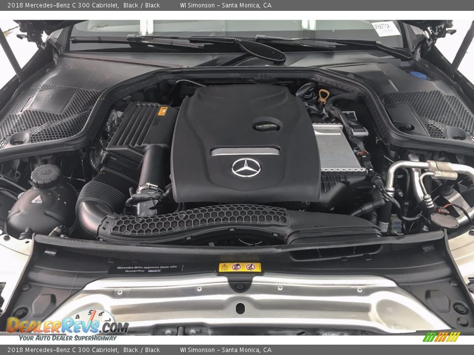 2018 Mercedes-Benz C 300 Cabriolet Black / Black Photo #8