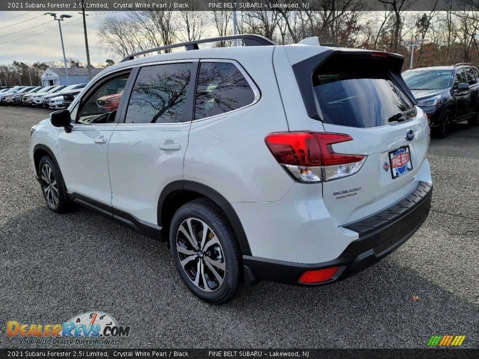 2021 Subaru Forester 2.5i Limited Crystal White Pearl / Black Photo #6