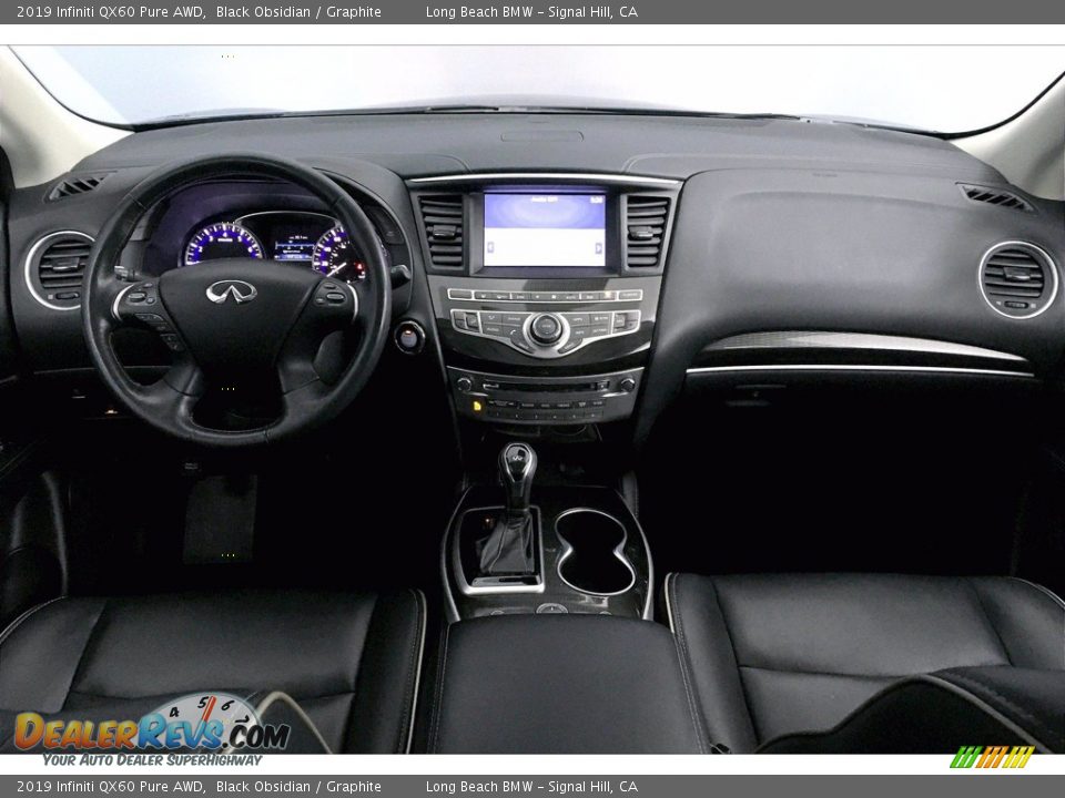 Graphite Interior - 2019 Infiniti QX60 Pure AWD Photo #15