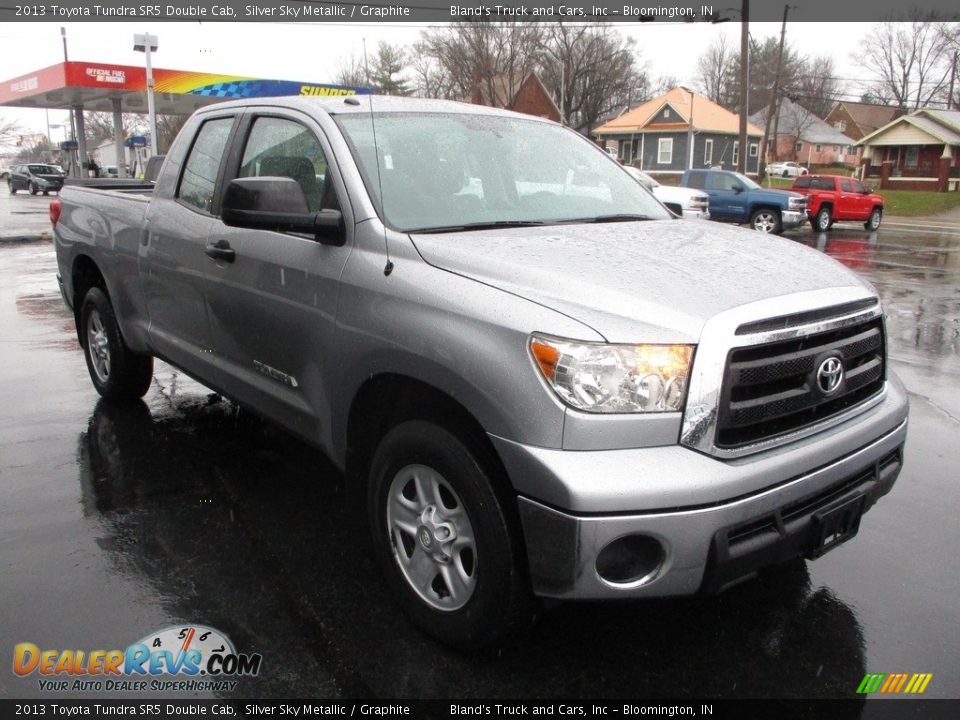 2013 Toyota Tundra SR5 Double Cab Silver Sky Metallic / Graphite Photo #5