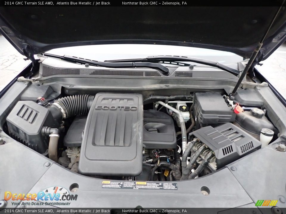 2014 GMC Terrain SLE AWD Atlantis Blue Metallic / Jet Black Photo #2