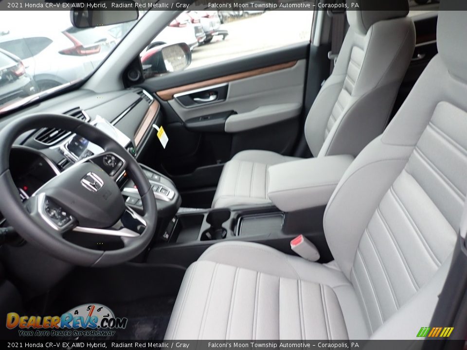 Front Seat of 2021 Honda CR-V EX AWD Hybrid Photo #8