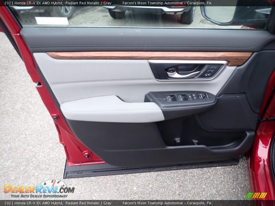 Door Panel of 2021 Honda CR-V EX AWD Hybrid Photo #11