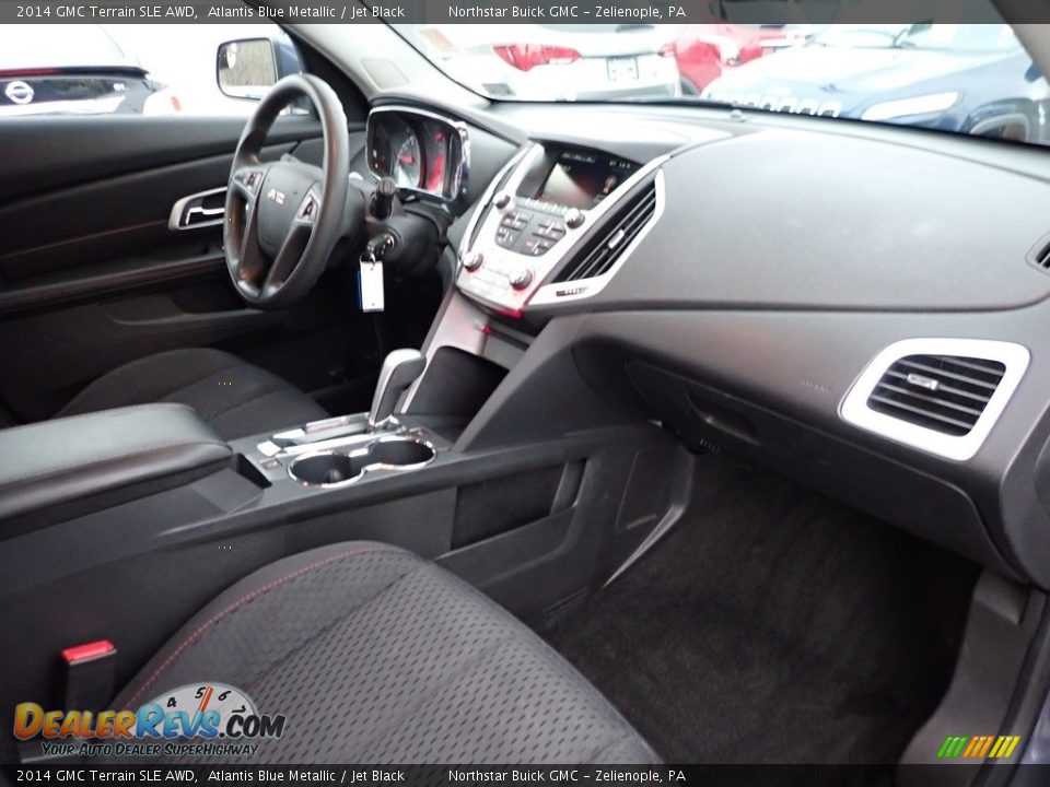 2014 GMC Terrain SLE AWD Atlantis Blue Metallic / Jet Black Photo #6