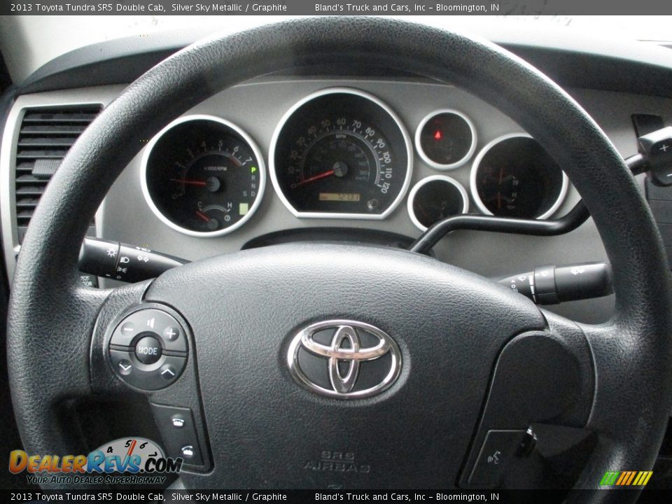 2013 Toyota Tundra SR5 Double Cab Silver Sky Metallic / Graphite Photo #11