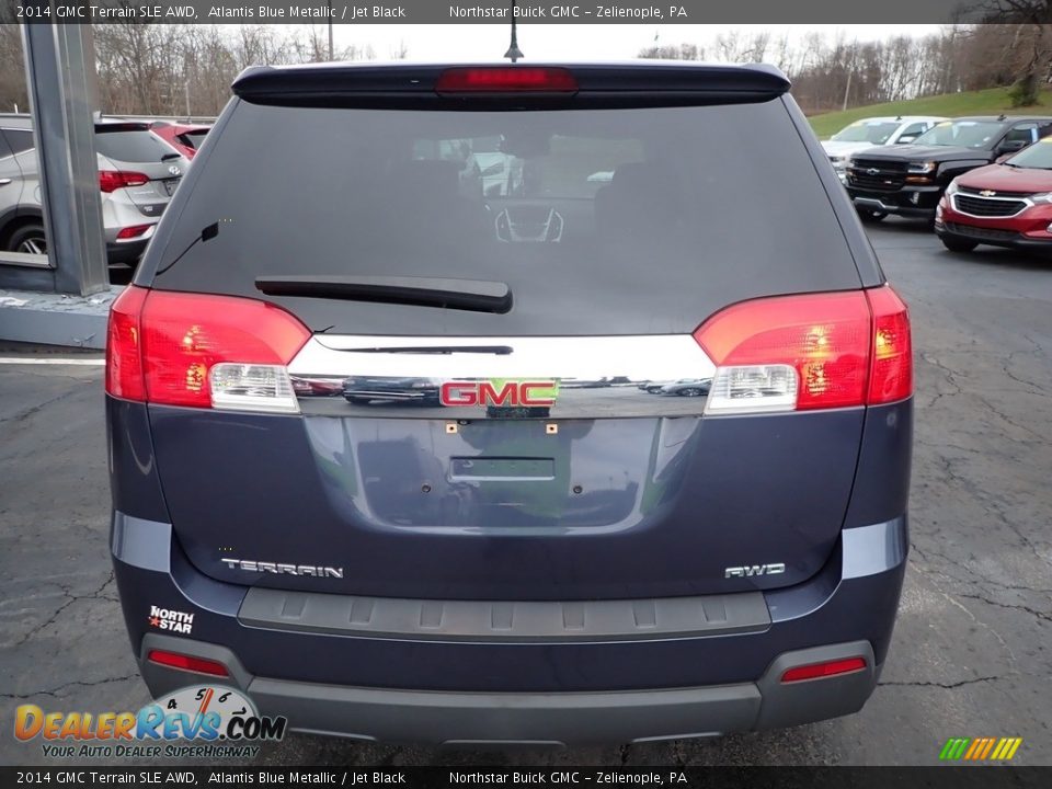 2014 GMC Terrain SLE AWD Atlantis Blue Metallic / Jet Black Photo #10