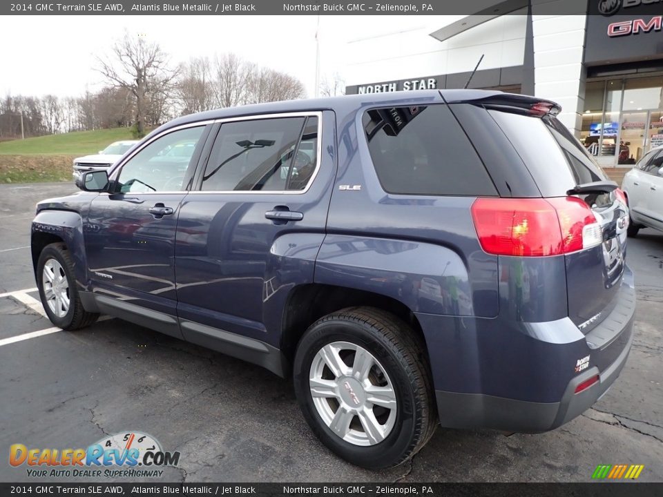 2014 GMC Terrain SLE AWD Atlantis Blue Metallic / Jet Black Photo #12