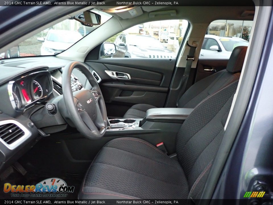 2014 GMC Terrain SLE AWD Atlantis Blue Metallic / Jet Black Photo #16