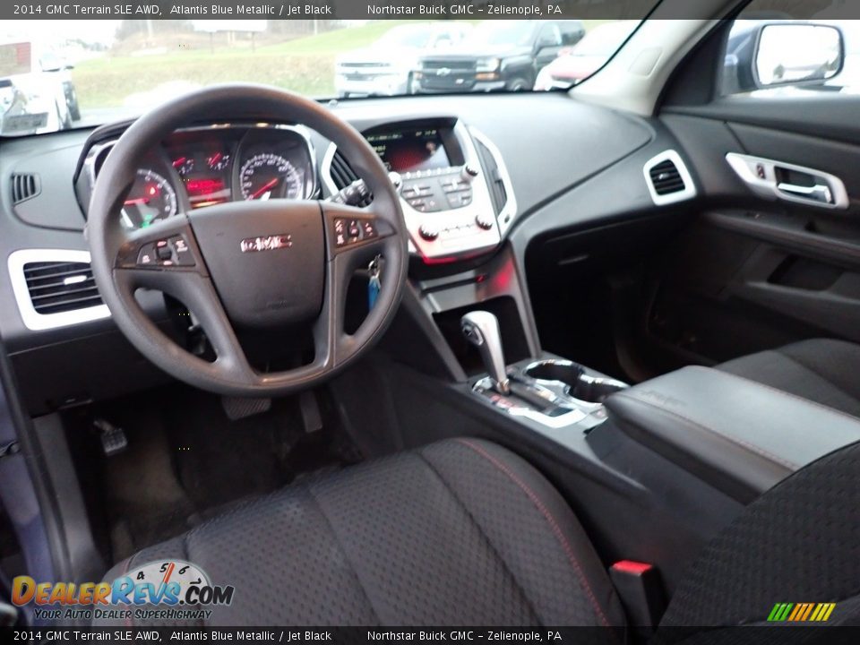 2014 GMC Terrain SLE AWD Atlantis Blue Metallic / Jet Black Photo #18