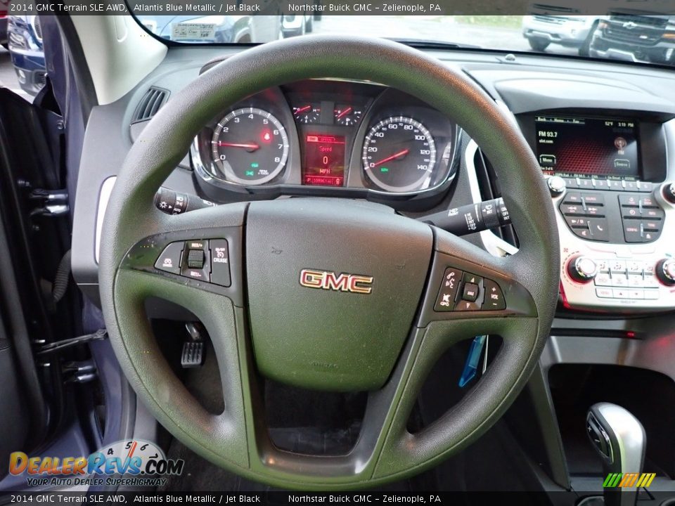 2014 GMC Terrain SLE AWD Atlantis Blue Metallic / Jet Black Photo #21