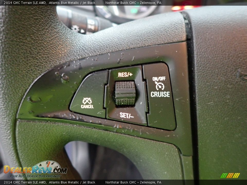2014 GMC Terrain SLE AWD Atlantis Blue Metallic / Jet Black Photo #22
