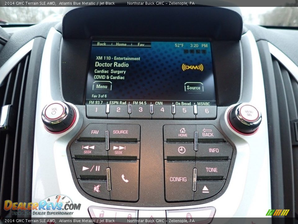 2014 GMC Terrain SLE AWD Atlantis Blue Metallic / Jet Black Photo #24