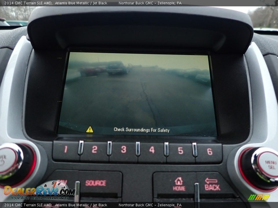 2014 GMC Terrain SLE AWD Atlantis Blue Metallic / Jet Black Photo #25