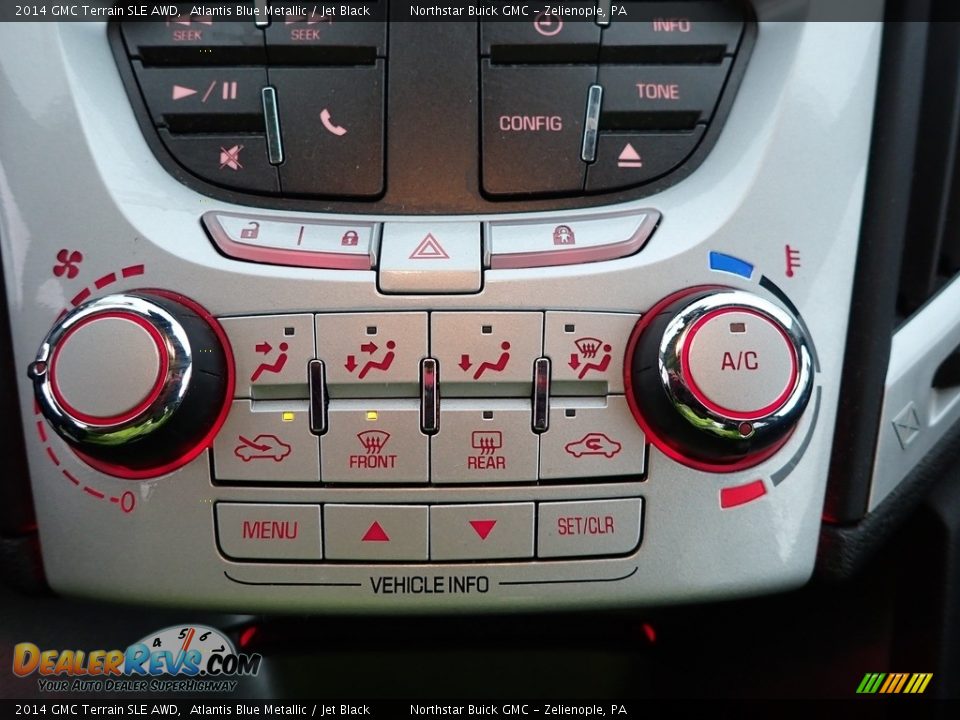 2014 GMC Terrain SLE AWD Atlantis Blue Metallic / Jet Black Photo #26