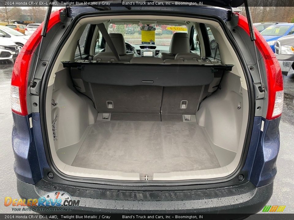 2014 Honda CR-V EX-L AWD Twilight Blue Metallic / Gray Photo #10