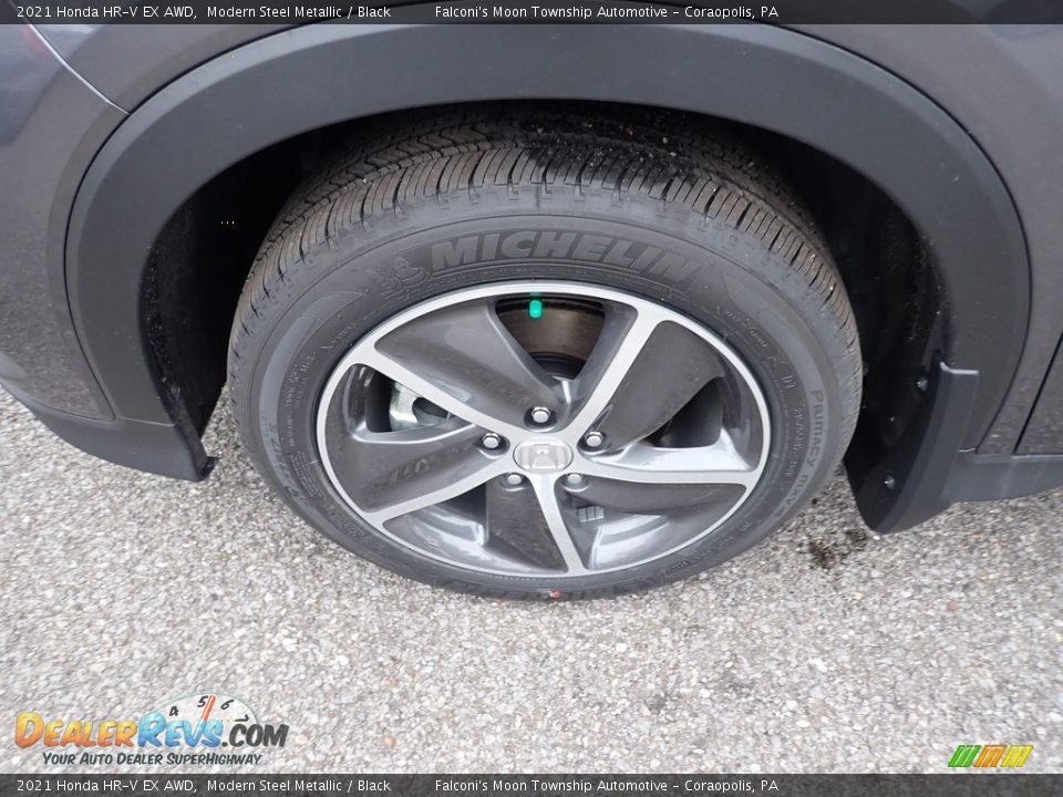 2021 Honda HR-V EX AWD Modern Steel Metallic / Black Photo #2
