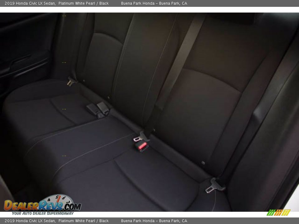 2019 Honda Civic LX Sedan Platinum White Pearl / Black Photo #20