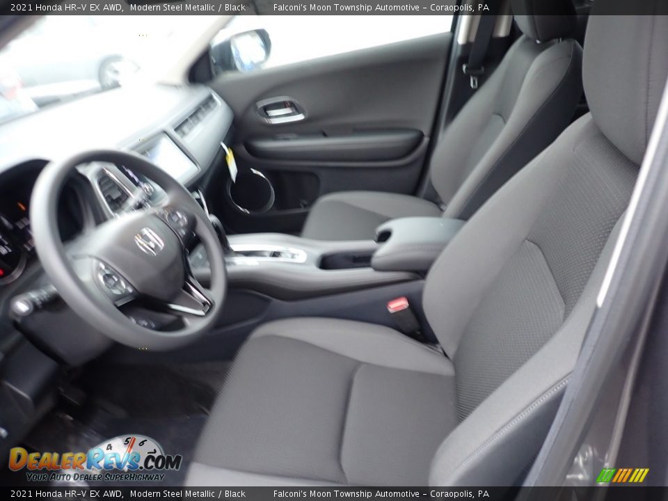 2021 Honda HR-V EX AWD Modern Steel Metallic / Black Photo #8