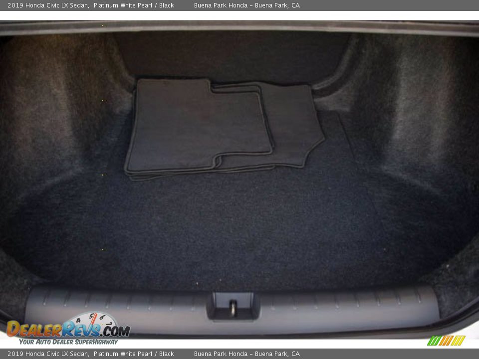2019 Honda Civic LX Sedan Platinum White Pearl / Black Photo #21