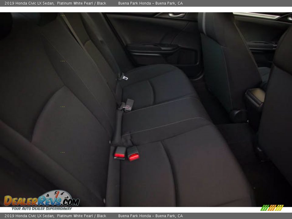 2019 Honda Civic LX Sedan Platinum White Pearl / Black Photo #22