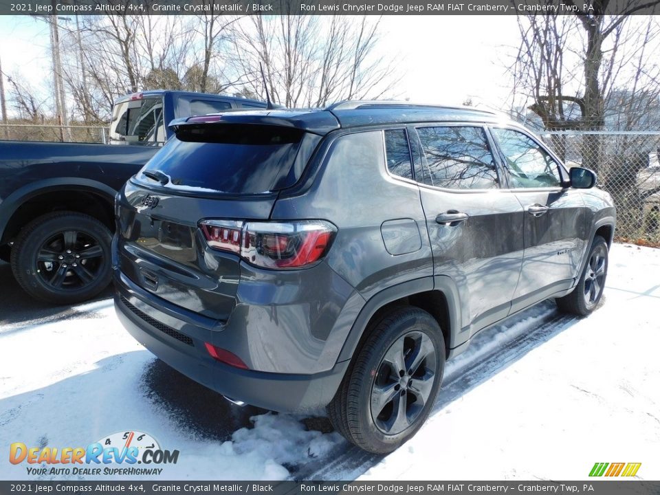 2021 Jeep Compass Altitude 4x4 Granite Crystal Metallic / Black Photo #5