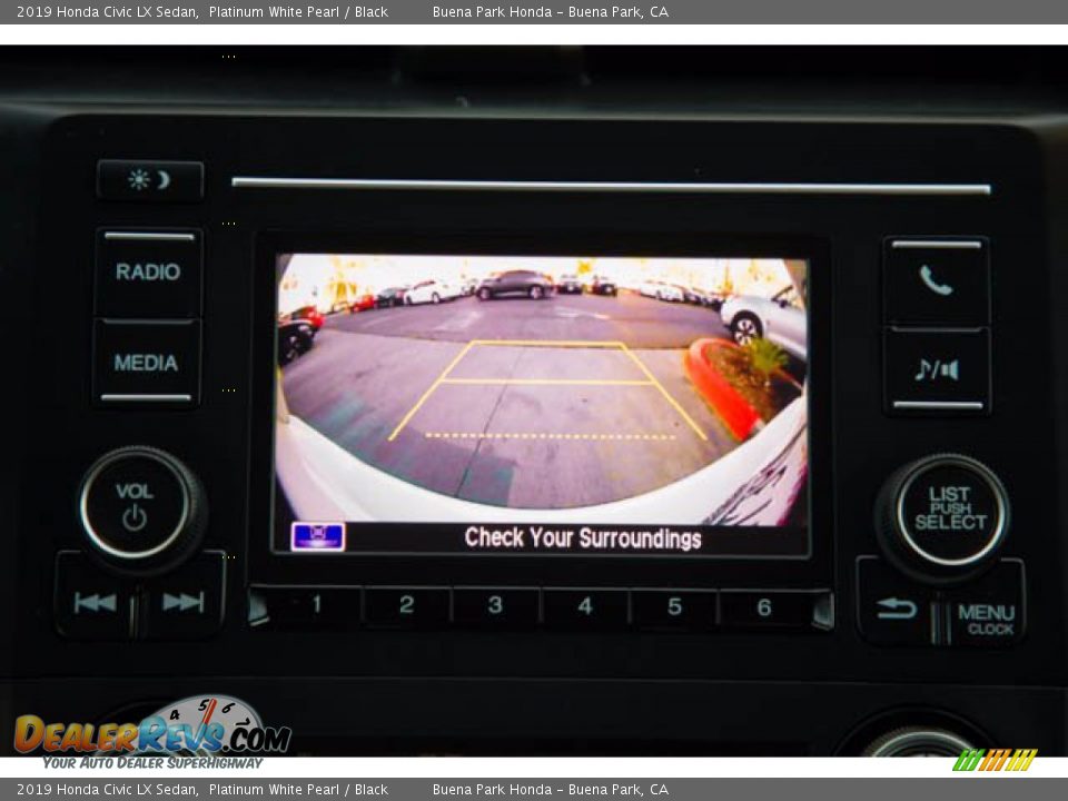 2019 Honda Civic LX Sedan Platinum White Pearl / Black Photo #27