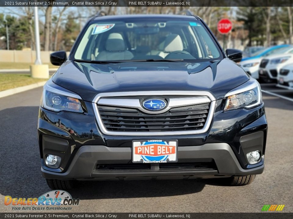 2021 Subaru Forester 2.5i Premium Crystal Black Silica / Gray Photo #3