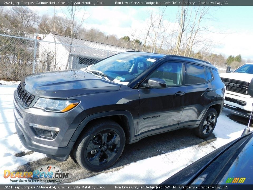 2021 Jeep Compass Altitude 4x4 Granite Crystal Metallic / Black Photo #9