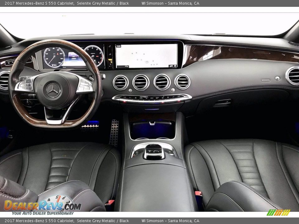 2017 Mercedes-Benz S 550 Cabriolet Selenite Grey Metallic / Black Photo #15