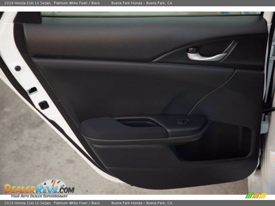 2019 Honda Civic LX Sedan Platinum White Pearl / Black Photo #31