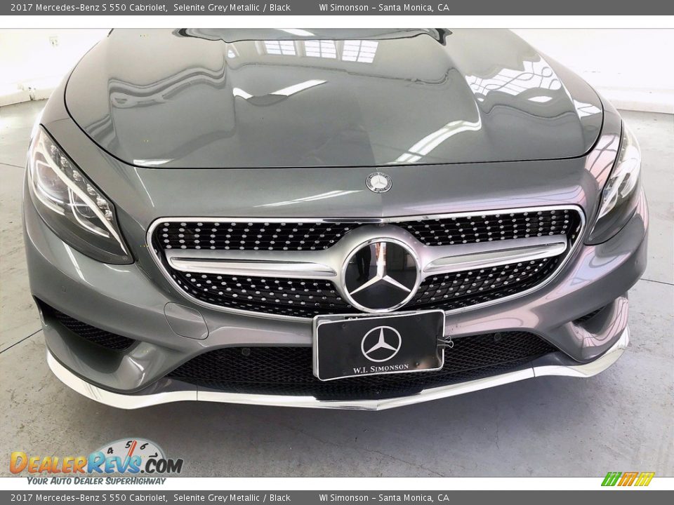 2017 Mercedes-Benz S 550 Cabriolet Selenite Grey Metallic / Black Photo #30