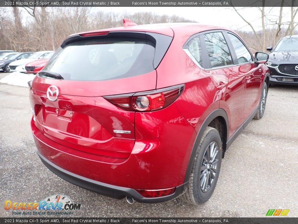 2021 Mazda CX-5 Sport AWD Soul Red Crystal Metallic / Black Photo #2