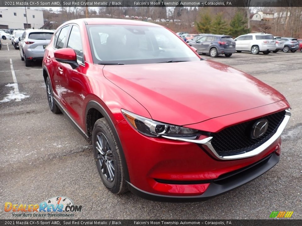 2021 Mazda CX-5 Sport AWD Soul Red Crystal Metallic / Black Photo #3