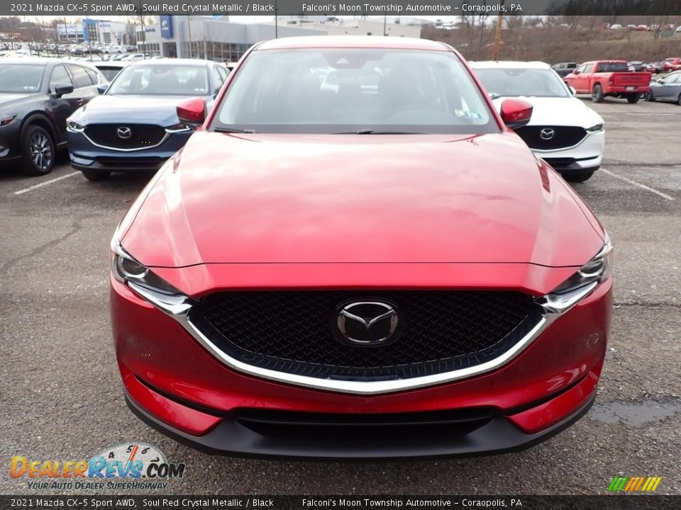 2021 Mazda CX-5 Sport AWD Soul Red Crystal Metallic / Black Photo #4