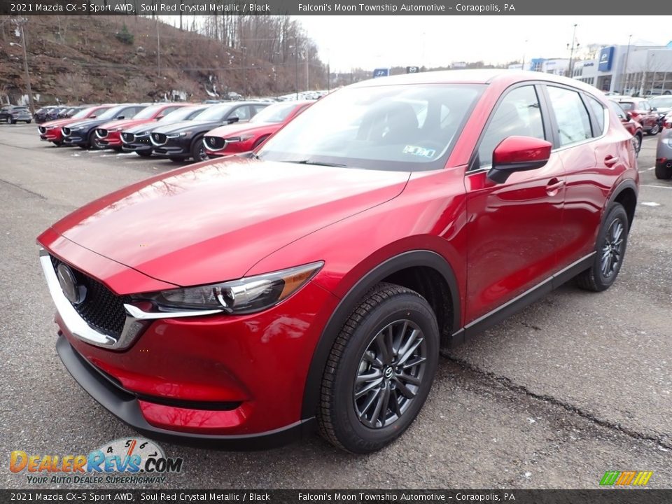 Front 3/4 View of 2021 Mazda CX-5 Sport AWD Photo #5
