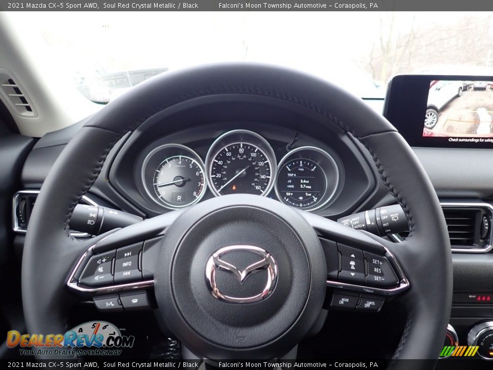 2021 Mazda CX-5 Sport AWD Steering Wheel Photo #15