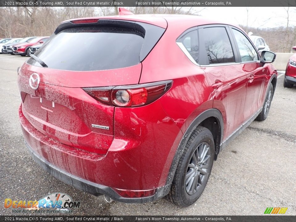 2021 Mazda CX-5 Touring AWD Soul Red Crystal Metallic / Black Photo #2