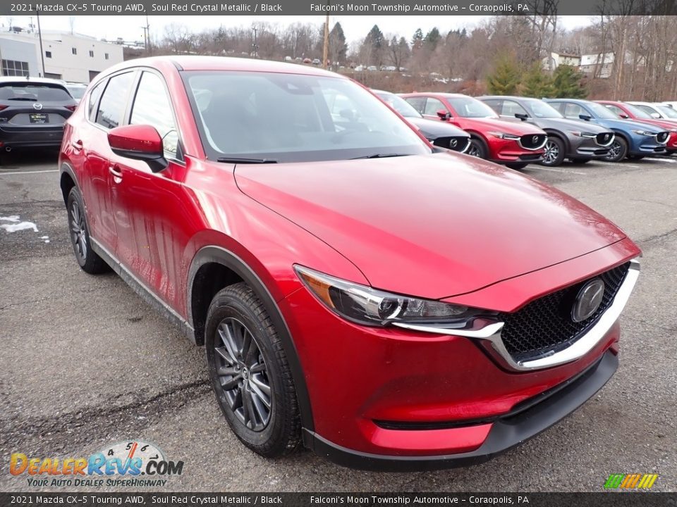 2021 Mazda CX-5 Touring AWD Soul Red Crystal Metallic / Black Photo #3