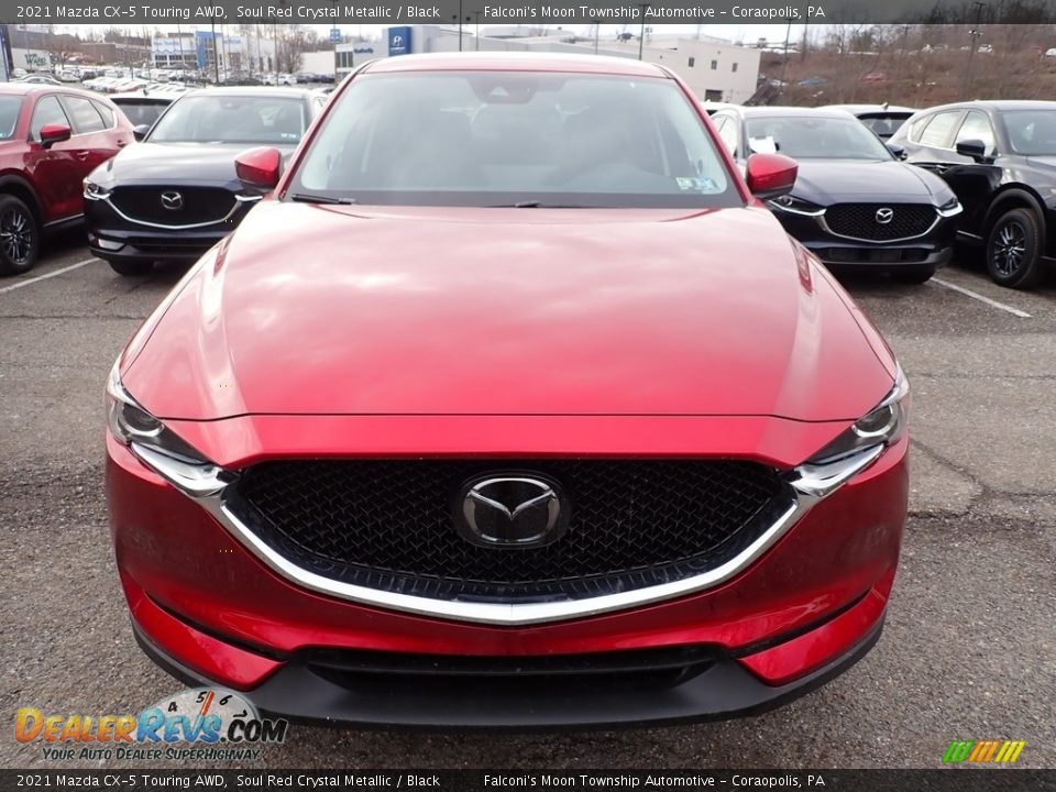 2021 Mazda CX-5 Touring AWD Soul Red Crystal Metallic / Black Photo #4