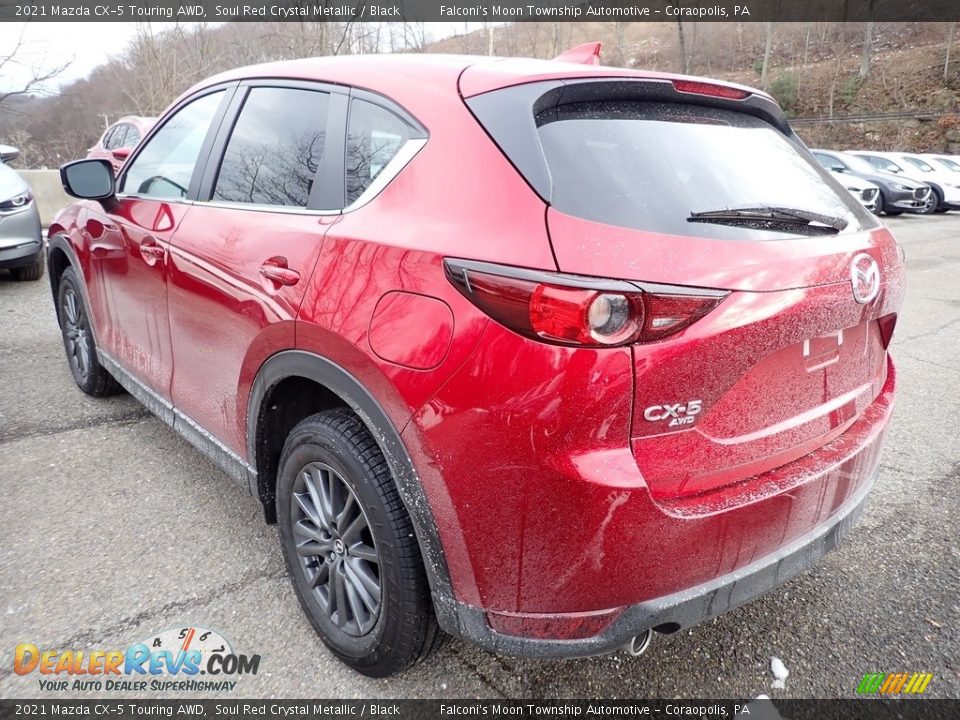 2021 Mazda CX-5 Touring AWD Soul Red Crystal Metallic / Black Photo #6