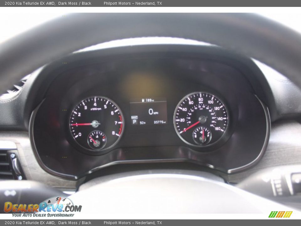 2020 Kia Telluride EX AWD Dark Moss / Black Photo #16