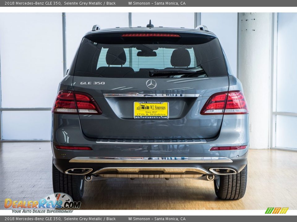 2018 Mercedes-Benz GLE 350 Selenite Grey Metallic / Black Photo #4